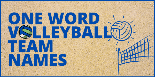 101+ One Word Volleyball Team Names: The Champions List