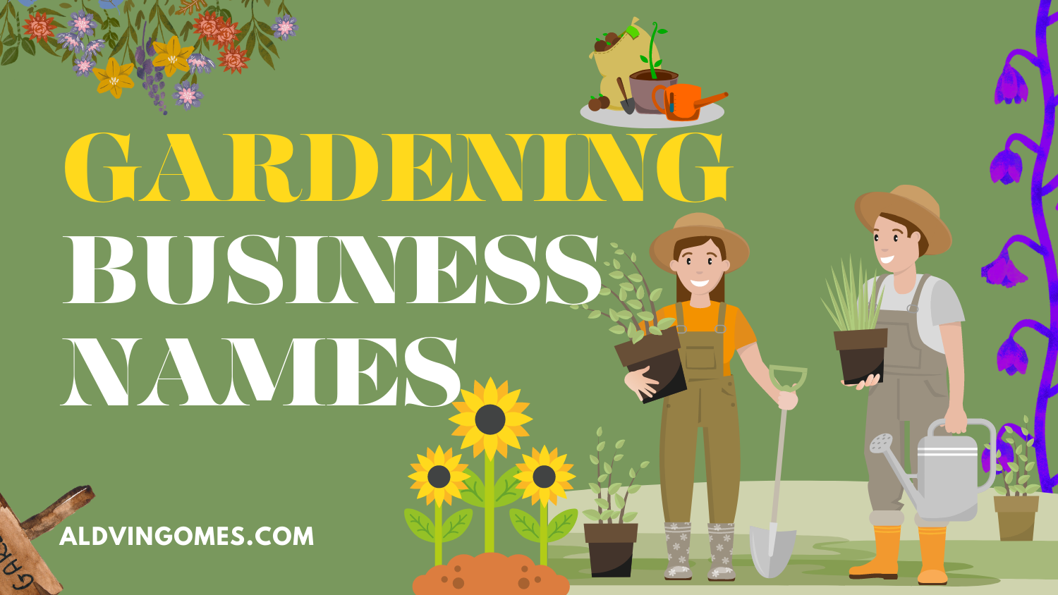 1111+ Gardening Business Names To Bloom Your Brand!